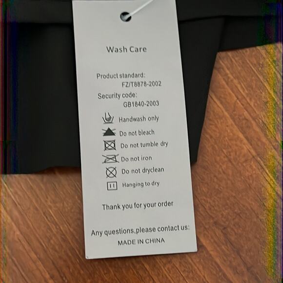 Black Swimskirt Hey Girl Woman Size 2X Cross V Front - Picture 7 of 10